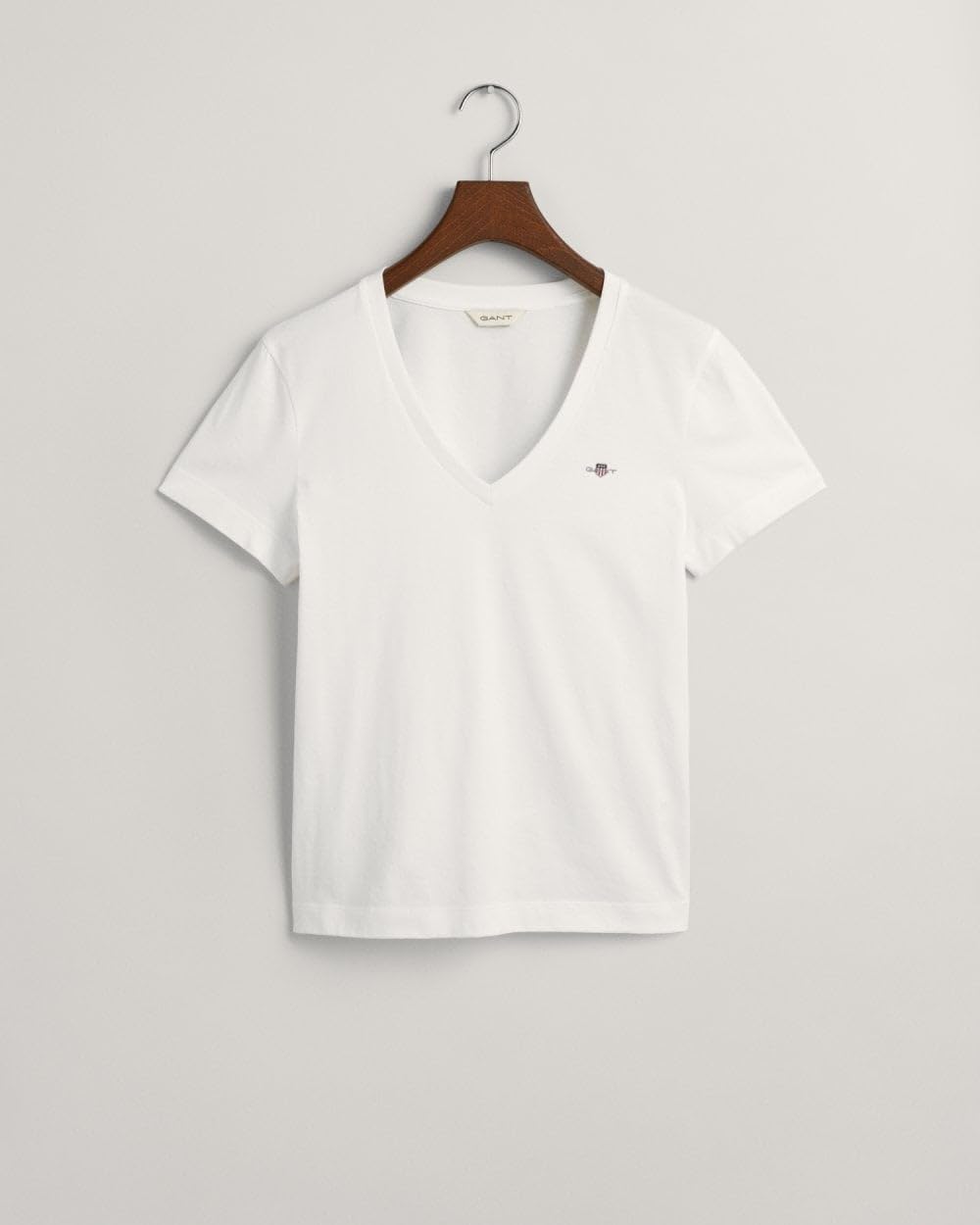 GANT Koszulka Kobiety Reg Shield Ss T-shirt Z Dekoltem W Serek