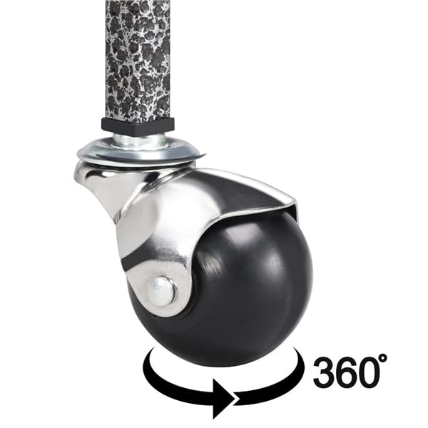 Cage à Oiseaux Grande 3 Niveaux avec Échelles Métal Volière Extérieur Pied Roulette 81 x 46,5 x 175,5 cm Noir
