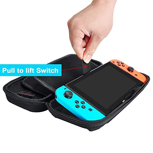 Daydayup Switch Black Case With 3 Pack Screen Protector thumb #2