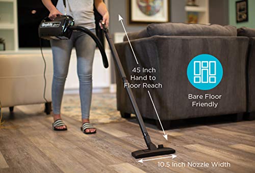 Simplicity Vacuums Handheld Canister Vacuum With Carry Strap For Hard Floors And Rugs, Car Detailing Vacuum Cleaner, S100 #TOP3