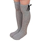 LSSJJ 1 Paar Bogen Baby Mädchen Kinder Kniestrümpfe Baumwolle Neugeborene Socken Kinder Kleinkind Socken Bowknot Party School Strümpfe 2-4 Jahre