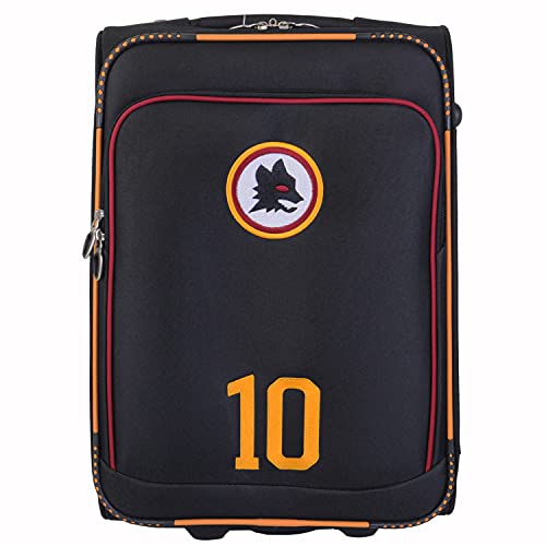 Borsa Porta Laptop AS Roma Ufficiale - Modello Lupetto Nero, 27x38x5 Cm, Per Tifosi E Studenti