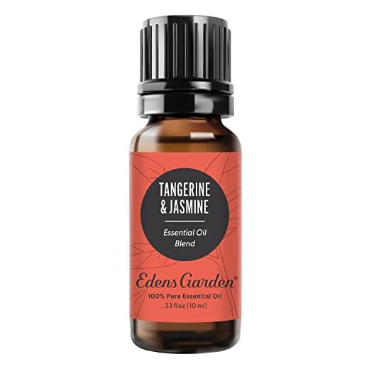 Edens Garden Tangerine Jasmine Essential Oil Blend- 100% Pure Premium Grade, Undiluted, Natural, Therapeutic, Aromatherapy, The Best for Diffusing, Candle, Laundry, Humidifiers 10 ml (.33 fl oz)