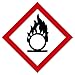 GHS/HazCom 2012: Pictogram Label, Flame Circle, 2