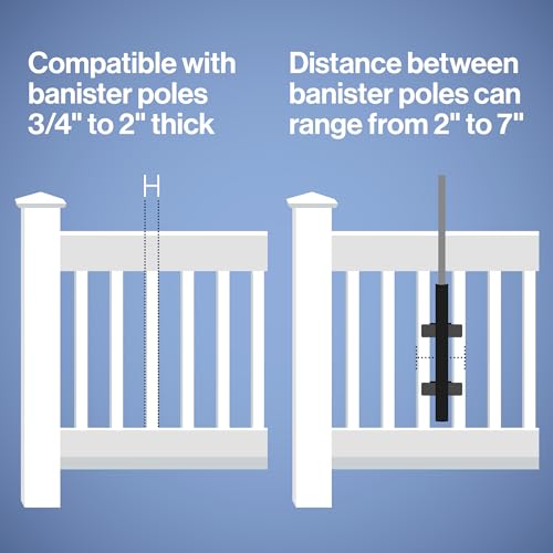 LOVE YOUR DECK Patio Umbrella Holder – Easy Installation - Space Saving Umbrella Holder Design - Outdoor Umbrella Base and Mount - Attaches to Railing Maximizing Outdoor Patio Space and Shade, White by LOVE YOUR DECK - Image 3