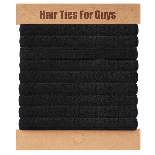 EasYoung Braided Mens Hair Ties For Men, For Buns Curly Thick Dense...
