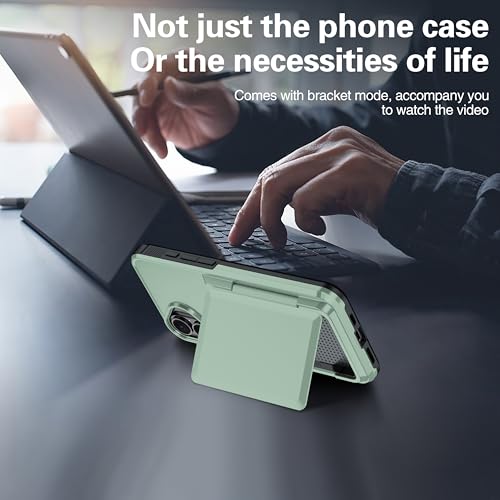 Coque iPhone 16 Plus Asuwish Vert VRSCK US protection intégrale - 6