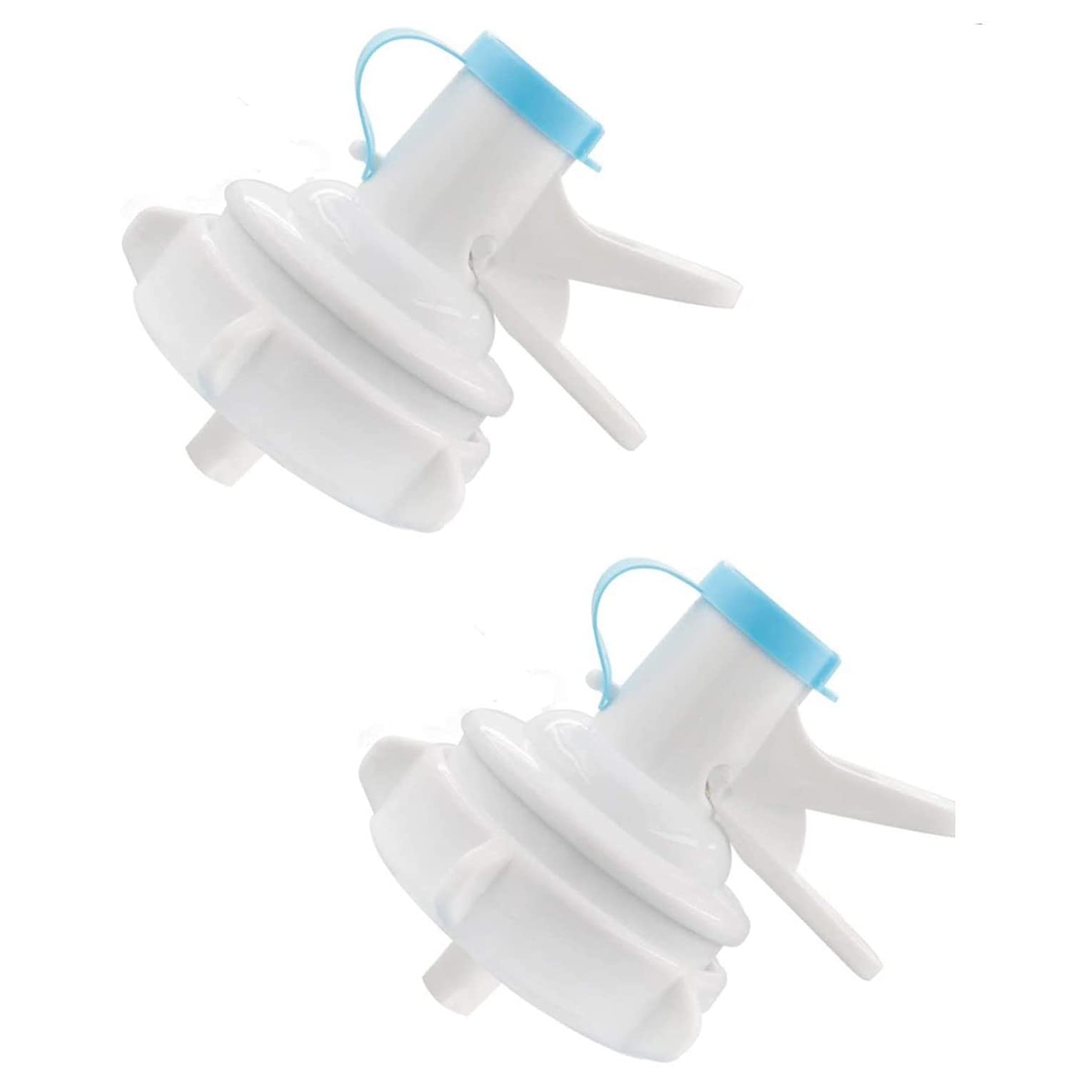 Jdeijfev White 2 Pack Water Dispenser Valve, Water Jug Dispenser Valve Water Jug Cap Bottle Spout Reusable Plastic Spigot Faucet