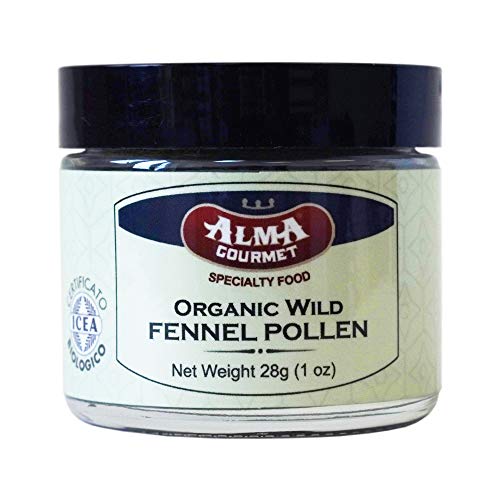 Italian Organic Fennel Pollen by Alma Gourmet | 1 Ounce Glass Jar