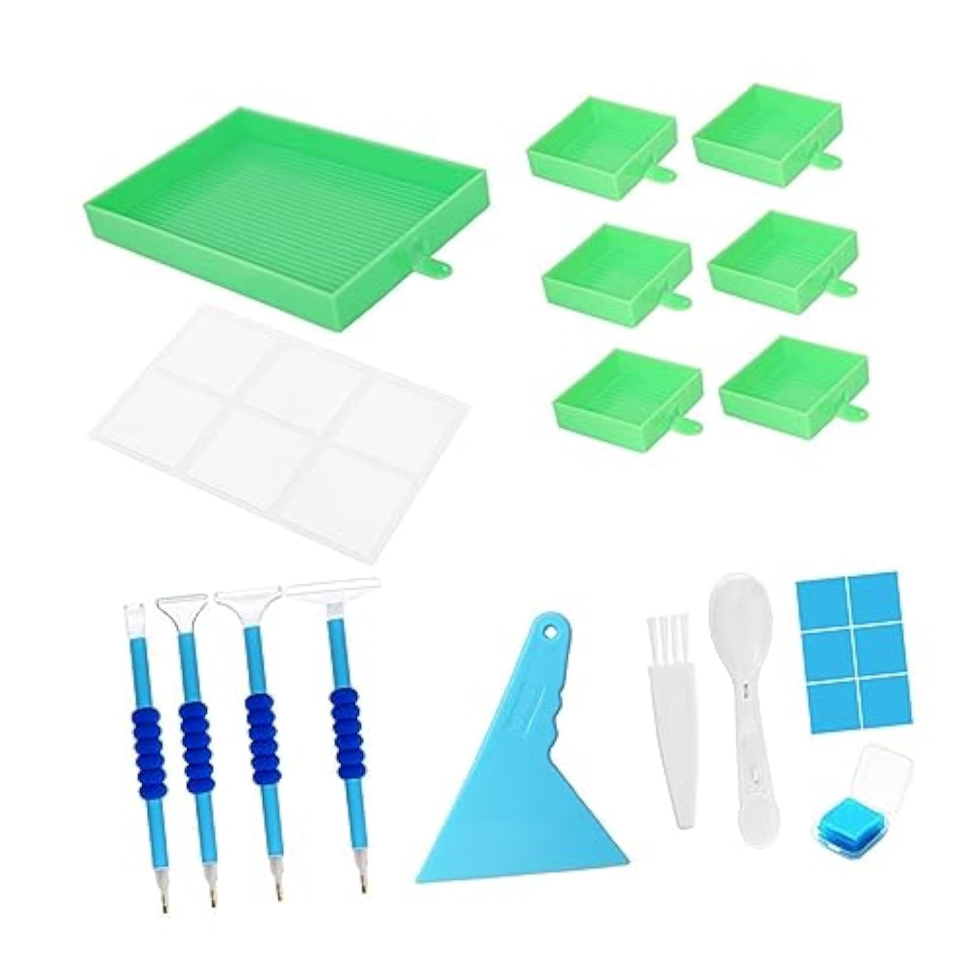 5D Diamond Paintings Tray Kits DIY Craft Sorting Trays