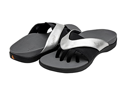 Wellrox Women's Evo-Grasp Silver Casual Sandal 6