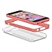 Case-Mate Tough Naked Case for iPhone 5C - Retail Packaging - Clear/Coral Bumper