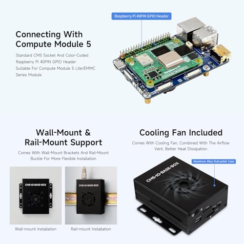 Carte CM5 Mini pour Raspberry Pi Compute Module 5 optimisant l'intégration de produit final
