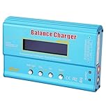 Sanpyl B6 LiPO Battery Balance Charger, 80W 1-6S 3.7-22.2V LCD Display RC Battery Charger Discharger for NiMh, NiCd, LiPO, Li Ion, LFP, SLA Packs, RC Batteries Balance