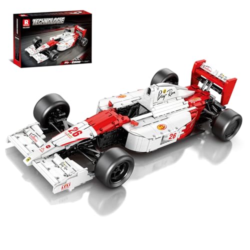 Image of Reobrix F1 Cars Building Sets for Adults, Technical MP4 Formula 1 Racing Car Model Kits 1:8 Scale Race Car Model Display for Home Office Decor Collectible Gifts for Adult F1 Fans (2800PCS)