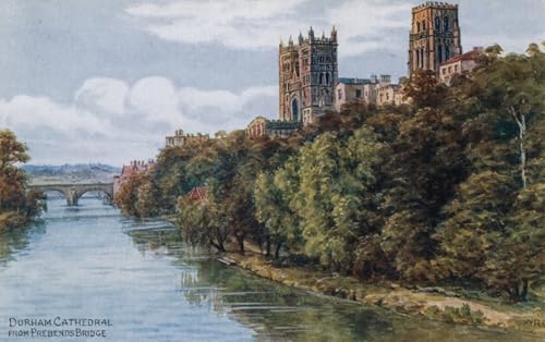 Art Mural Moderne Cathédrale de Durham Rompre la Monotonie des Murs Vides Grand 60x90cm