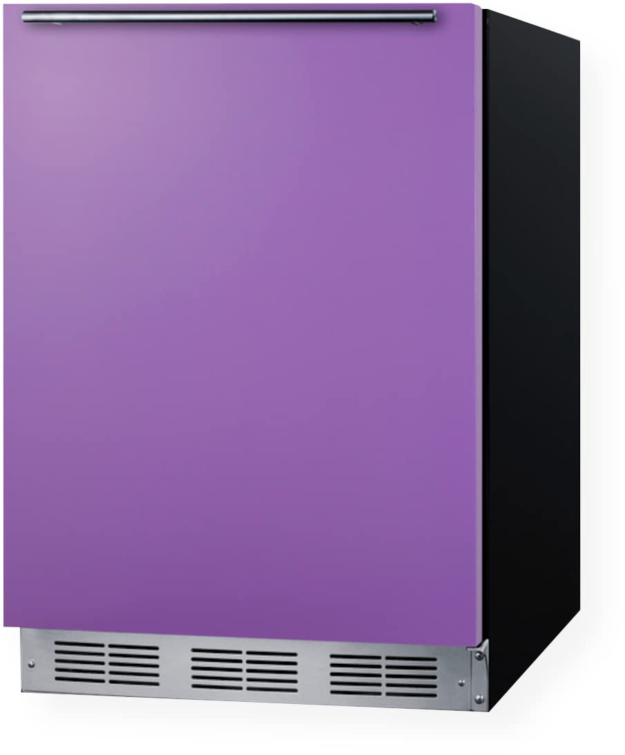 Summit 24" Refrigerator, ADA Compliant, Undercounter Fridge, 5.8 Cu.Ft. Capacity, Energy Star, Purple- Bar631bkpada on Fridge.com - View 2