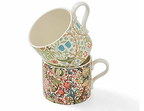 PortmeirionMorris & Co. Blackthorn & Golden Lilly Set of 2 Mugs