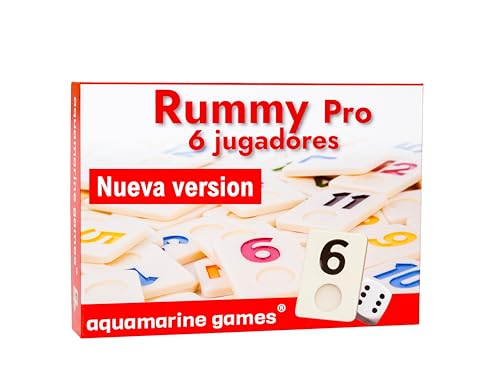 Aquamarine Games DO001 Rummy, Spiel für 6 Spieler, Modelle