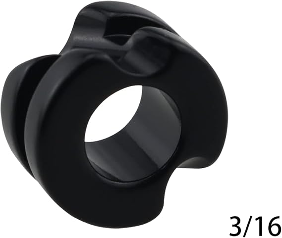 Outdoors Meta Pro Peep Hunter Sight, Composite Bow Aluminum Sight Glass, Black