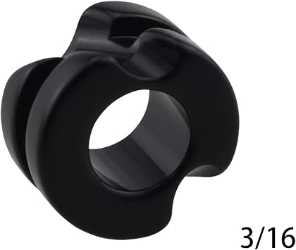 Outdoors Meta Pro Peep Hunter Sight, Composite Bow Aluminum Sight Glass, Black