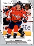 2023-24 O-Pee-Chee #386 Sonny Milano Washington Capitals Official NHL Hockey Card in Raw (NM or Better) Condition