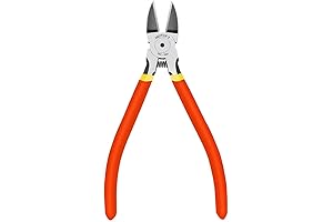 6-inch Precision Flush Side Cutters: Ultra-Sharp Wire Zip Snip with Powerful Cutting Edge