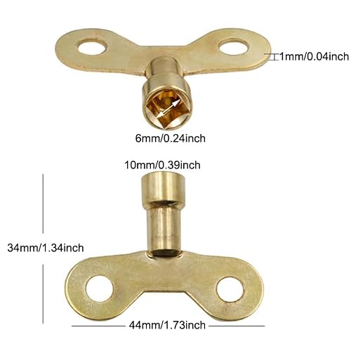 TorSor 9 Pack Radiator Valve Keys Set Radiator Bleeding Air Valve Key Air Bleeder Key Radiator Key Opener for Old Radiators Cast Iron Radiators Hydronic Heater System Home Boiler Heating Plumbing