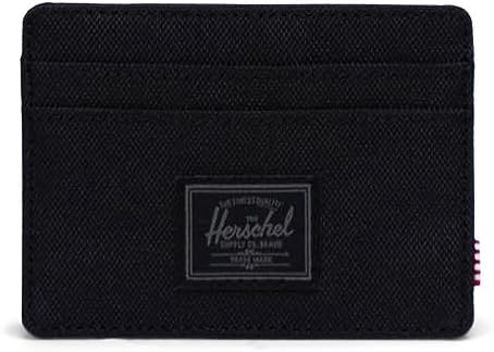 Herschel Supply Co Charlie Card Holder, Black, Black Tone