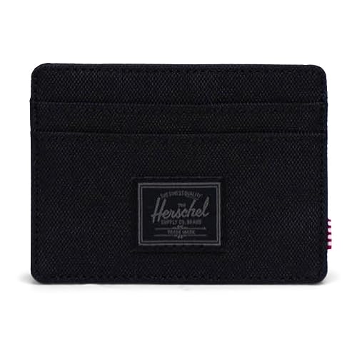 Herschel Supply Co. Charlie Cardholder Wallet, Black Tonal, Standard
