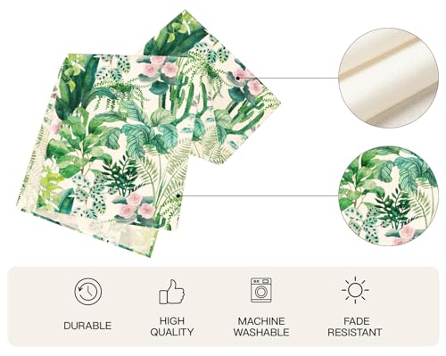 Wrapaholic WBTB-13-GBY Tropical Monstera Table Runner thumb #1