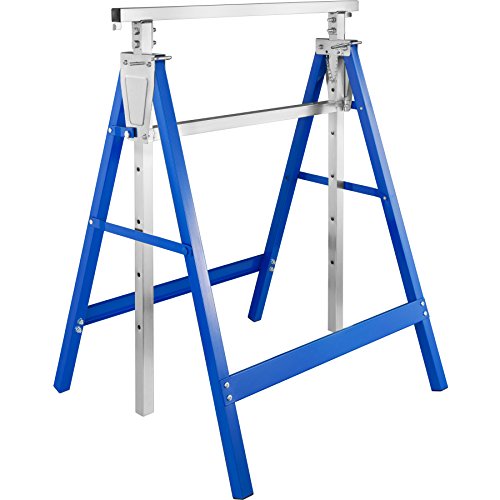 TecTake 2x Cavalletto da lavoro telescopico