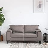 Material: Poliéster: 100% Sofa de 2 Plazas, Loveseat Sofa Sofá Chaise Longue Sofas de Salón Sofá de 2 plazas de Tela Color Gris Topo