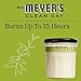 MRS. MEYER'S Clean Day Soy Aromatherapy Candle, 35 Hour Burn Time, Made with Soy Wax and Essential Oils, Lemon Verbena, 7.2 oz