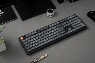 Keychron K10 Max Layout Italiano ISO, Tastiera Meccanica Wireless Full-Size, Bluetooth/2.4GHz/USB-C, Hot-Swappable, QMK/VIA, per Windows, macOS e Linux, Super Brown Switch