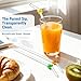Cute Glass Straws with Bows Charms, Bent 8mm 9in Clear Borosilicate Reusable Drinking Straws with Handmade Colored Bows for Cocktail, Iced Coffee, Tumbler, Mason Jars, Party & Gift Set with Brush