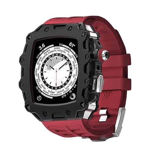 Bracelet Apple Watch 45mm métal antichoc kit de modification