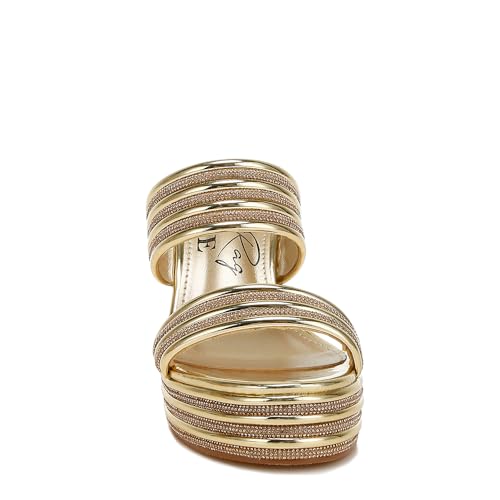 Image of London Rag Metallic Faux Leather Wedge Sandals