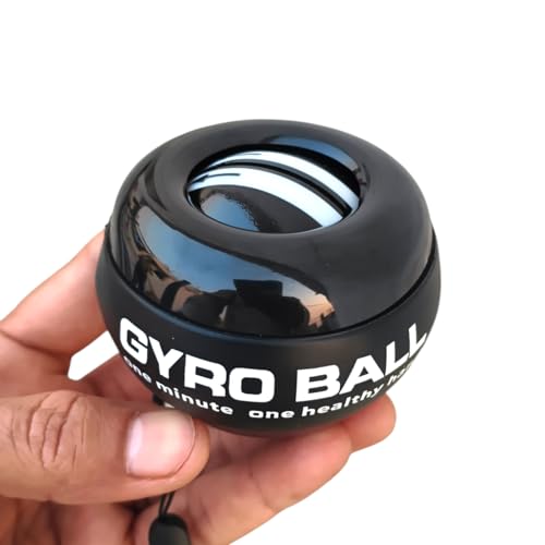Image of Gyro Ball Wrist Trainer | Self-Starting Wrist Exercise Ball | Hand, Wrist & Forearm Strength Training Equipment for Home, Office & Fitness Use | Pack of 1