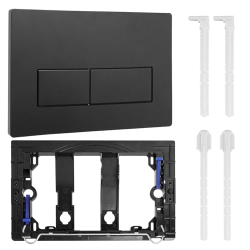 Placa de pulsador Para Geberit Sigma, Compatible con Geberit Sigma 01, UP300, UP320 Cisterna de Inodoro Empotrada, Incluye Kit de Palanca de Descarga y Marco de Instalación