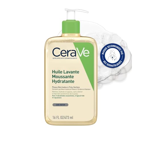 CeraVe - Huile Lavante Moussante Hydratante - Hydrate et...