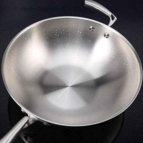 Wok de Acero Inoxidable con Tapa y Mango miniatura 5
