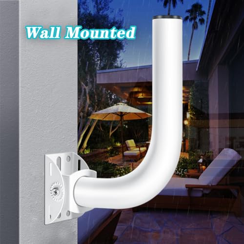 Adjustable Sturdy Universal Wireless Bridge Bracket Mount Kit, Pole and Wall-Mounted Mount for Outdoor Antenna Point to Point AP Access Point Client Bridge CPE (2-Pack),Slinkdsco