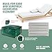 Compactor Heavy-Duty Storage Bags, Vacuum Storage Bag with Outdoor Storage Box, Waterproof Bag for Dining and Patio Chair Cushions, All-in-one Outdoor Storage Solution (Green, XXX-Large)