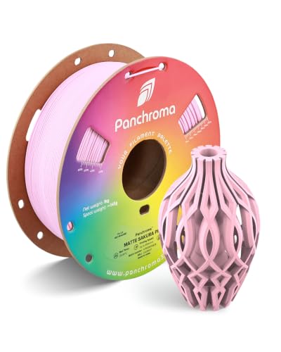 Polymaker Panchroma PLA Filament, Matte Sakura Pink, 1.75mm, 1kg Spool (2.2lbs), Fits Most FDM 3D Printers
