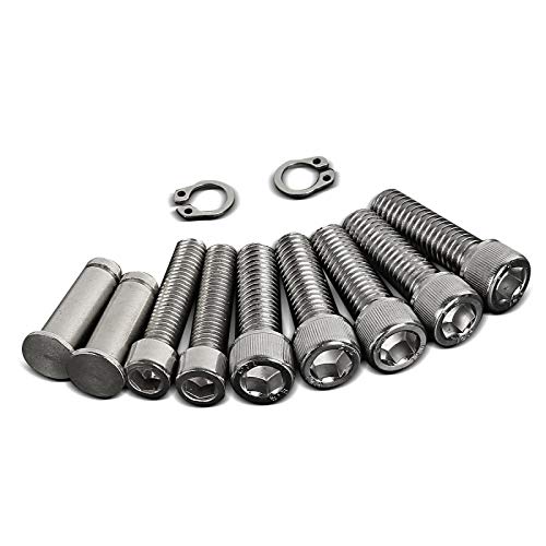 Soporte de estriberas de Pasajero Compatible para Harley Davidson Sportster 14-20 Negro