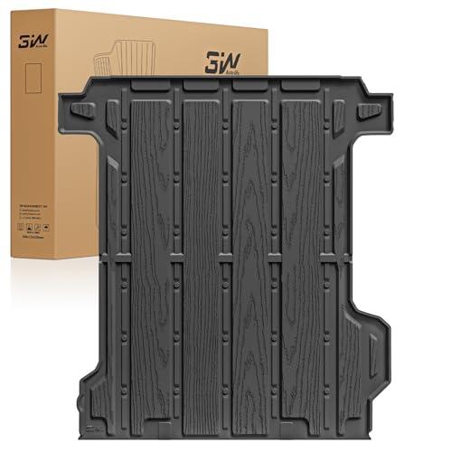 Image of 3W Truck Bed Mat for Chevy Silverado EV & GMC Sierra EV /Denali 2024-2026 | TPE Custom-Fit All-Weather Liner Blocks Mud & Spills for Silverado EV, Sierra EV & Sierra EV Denali