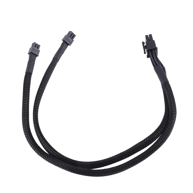Dual Mini 6 Pin Naar 8 Pin Pci Express Video Card Power Adapter Sleeved Kabel Voor Pro Tower Power G5