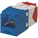 Panduit CJ5E88TGBU Category-5E 8-Wire TG-Style Jack Module, Blue