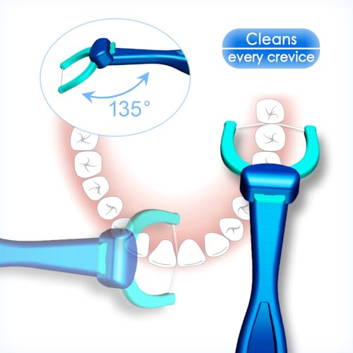 T.Smile NoFuss Long Handle Flosser